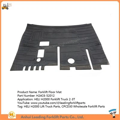 Šakinio krautuvo grindų guminis kilimėlis